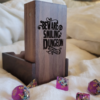 Laser Engraved Dice Tower