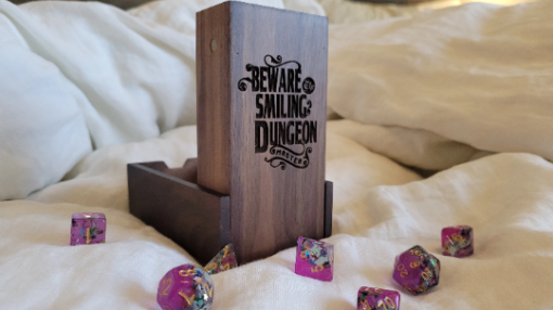Laser Engraved Dice Tower